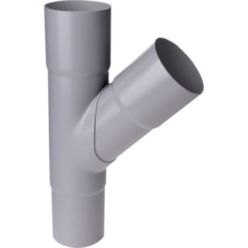 [275254140] Plastmo grenrør Ø75x75mm, 45° , grå