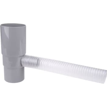 [275258140] Plastmo vandudtag med flex slange, Ø75mm, grå