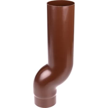 [275260440] Plastmo nedførsel, Ø75mm, brun