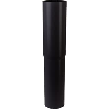 [275261540] Plastmo nedførsel - lige, Ø75mm, sort