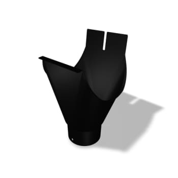 [275806450] PREFA Tudstykke 280X100 Mm Sort 9005 P.10