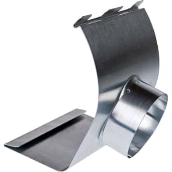 [276054041] 11" x 75 mm Tudstykke kvartrund Zink Plastmo