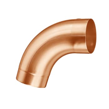 [276218040] VMZINC bøjning 72° 76mm  t/rundt nedl kobber