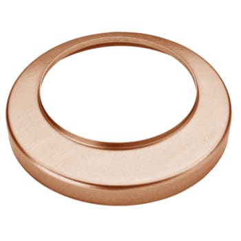 [276224250] VMZINC brøndkrave 87/150mm flad m/hul kobber