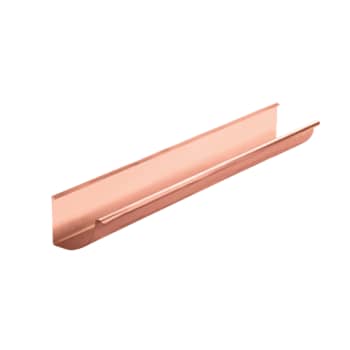 [276230042] VMZINC tagrende 333x0,7mmx3m kvartrund  kobber