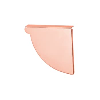 [276238402] VMZINC endebund 333mm th t/kvartr rende kobber