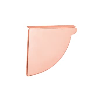 [276239402] VMZINC endebund 333mm tv t/kvartr rende kobber