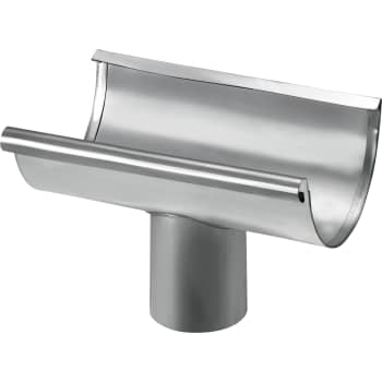 [276733741] VMZINC tudstykke til limning, halvrund tagrende, 0,7x280/76 mm