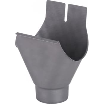 [276734045] VMZINC ekspansionstudstkt. halvrund rende, ZINC NATUR 280/76 mm