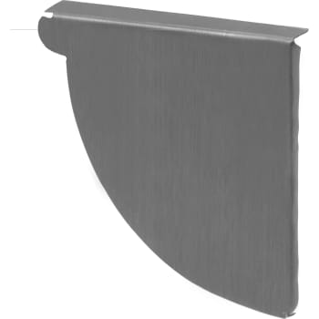 [276738502] VMZINC endebund, arkitekt, højre, QUARTZ-ZINC - 333 mm