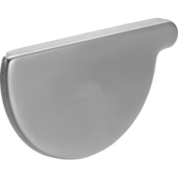 [276739001] VMZINC endebund til halvrund tagrende - 280 mm - venstre