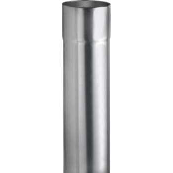 [276746054] VMZINC nedløbsrør, ZINK NATUR - 87 x 0,8 x 2000 mm