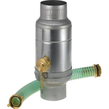 [276780040] VMZINC regnvandssamler med kobling og slange, 76 mm