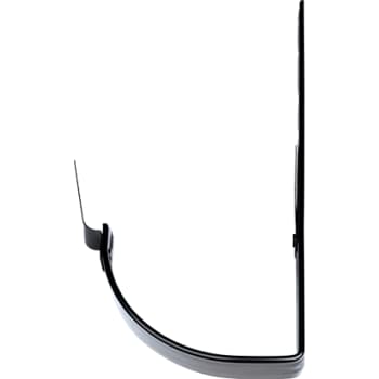 [277160554] Plastmo konsoljern - halvrund 14"sort