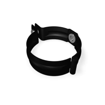 [277871460] PREFA Rørbøjle Til Nedløbsrør 100 Mm Sort 9005 P.10