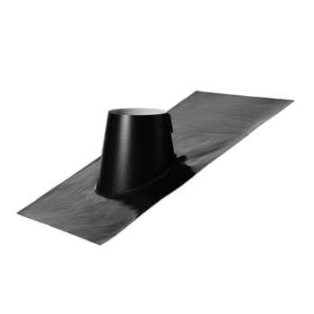 [288031128] Taginddækning Ø280 MM 11-32° sort, sort Fast Flash m spændekrave