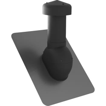 [288034425] Ventilationshætte Ø125 sort m fast flash + kondensindsats