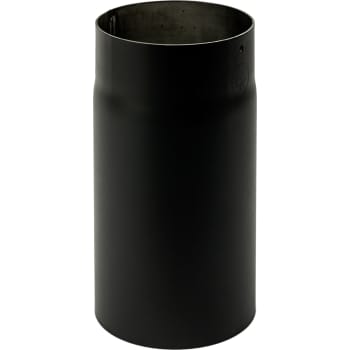 [318402130] 130 mm Metalbestos Sorte røgrør længde 250 mm x 2 mm
