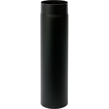 [318409150] 150 mm Metalbestos Sorte røgrør længde 1000 mm x 2 mm