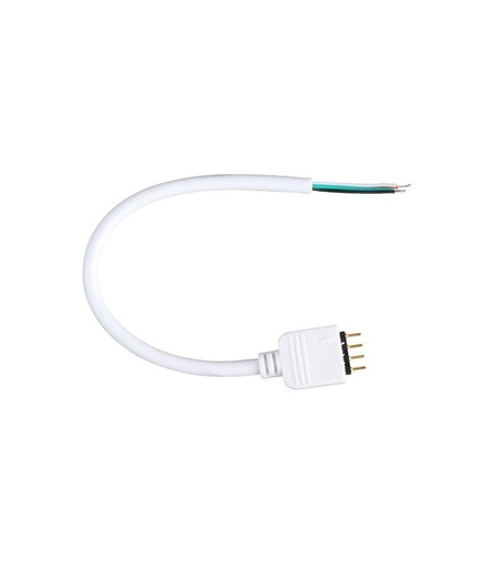 [1016] Fleksibel RGB stik til RGB LED strips - 4 pin, 12V / 24V