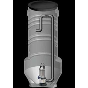 [391385064] Grundfos 600 x 2000 x 50 mm PE-pumpebrønd t/gråt med AP35B5006A1