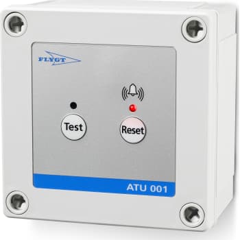 [391419399] Flygt alarmboks ATU001 til niveauvippe, sort/gråt spildevand