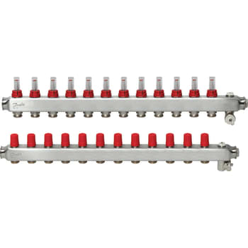 [402037012] Danfoss SSM manifoldsæt 12+12 m/flowmetre og endestykke