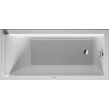 [667905010] Starck badekar til indbygning 150 x 70 cm. Afløb i fodenden