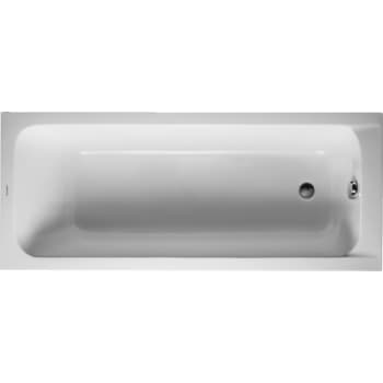[667987000] Duravit D-Code badekar til indbygning 170 x 70 cm. Afløb i fodenden