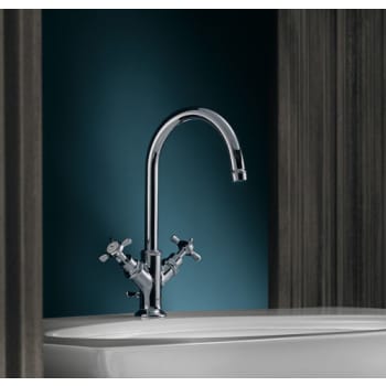 [701798004] AXOR Montreux 160 2-grebs håndvaskarmatur med svingtud og løft-op BV, krom