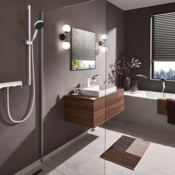 [702073200] Hansgrohe Vivenis mat hvidt håndvaskarmatur