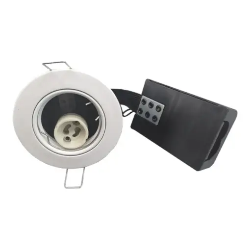 [5442529597] Indbygningsspot 230V GU10  max 7W Led -mat hvid