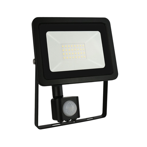 [SLI029039CW-CZUJNIK] 30W LED projektør m. sensor 6000K 2700 Lumen