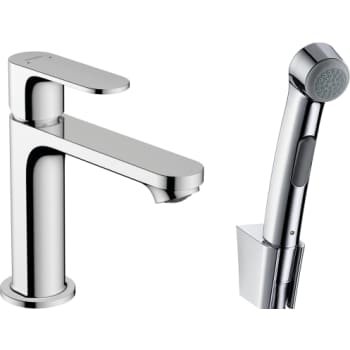 [703851304] Hansgrohe Rebris E håndvaskarmatur 80 m/bidettebruser, krom