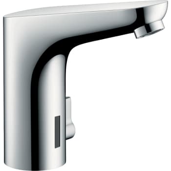 [704111104] Hansgrohe Focus elektronisk håndvaskarmatur med temperaturregulering, 6V, krom
