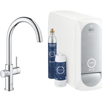 [705503834] Grohe Blue Home, C-tud, startpakke, krom