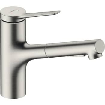 [705833580] Hansgrohe Zesis M33 køkkenarmatur 150 med udtræksbruser 2jet, rustfri stål finish