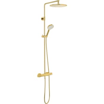 [722158885] Damixa Silhouet brusesystem. messing (pvd). inkl. termostat og brusere