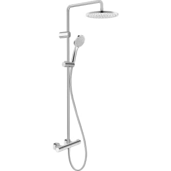 [722649804] Duravit 1000 Minusflow brusesystem i krom med termostat