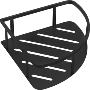 [772471231] Hjørnehylde, mat sort
