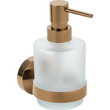 [774410136] KRISS SIMPLE Sæbedispenser til væg i blank kobber (PVD) og matte
