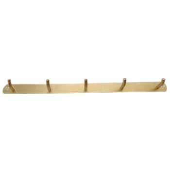 [775045084] Knagerække med 5 kroge messing