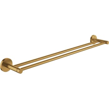 [775658218] Grohe Essentials dobbelt håndklædestang, børstet cool sunrise