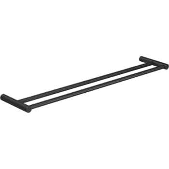 [775711231] Håndklædestang, dobbelt (60x12 cm), mat sort