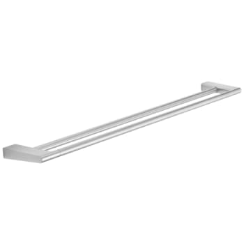[775712415] Håndklædestang, dobbelt, 810 mm, børstet stål