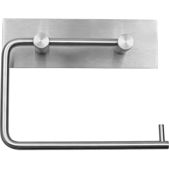 [776330816] Bagplade 155x50 mm til toilet rulleholder, børstet rustfrit stål
