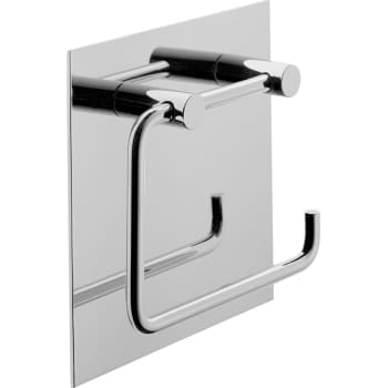 [776353104] Børma A10 toiletrulleholder med bagplade, krom