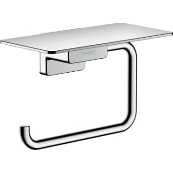 [776427304] Hansgrohe AddStoris toiletpapirholder m/hylde, krom