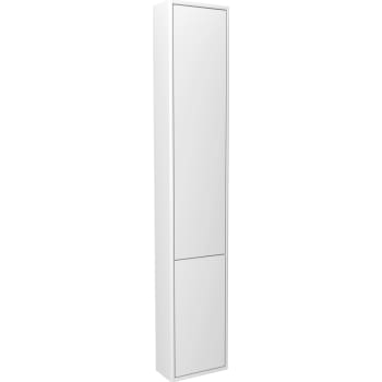 [784425130] Graphic højskab 30x165x16 cm med 2 låger hvid glat