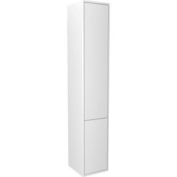 [784425530] Graphic højskab 30x165x32 cm med 2 låger hvid glat
